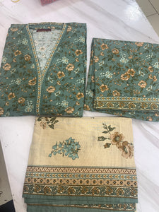 Bin Saeed Winter | Khaddar 3pc Stitched | D12