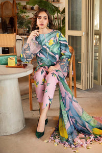 Maria B MPrints Embroidered Suit | Summer Wear | Unstitched MPT-2503B