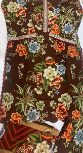 3pc Winter Khaddar Stitched | D-2410
