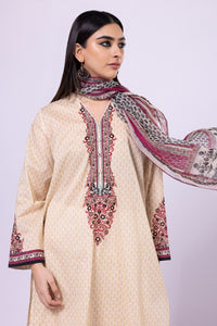 Khaadi lawn 3pcs suit-7