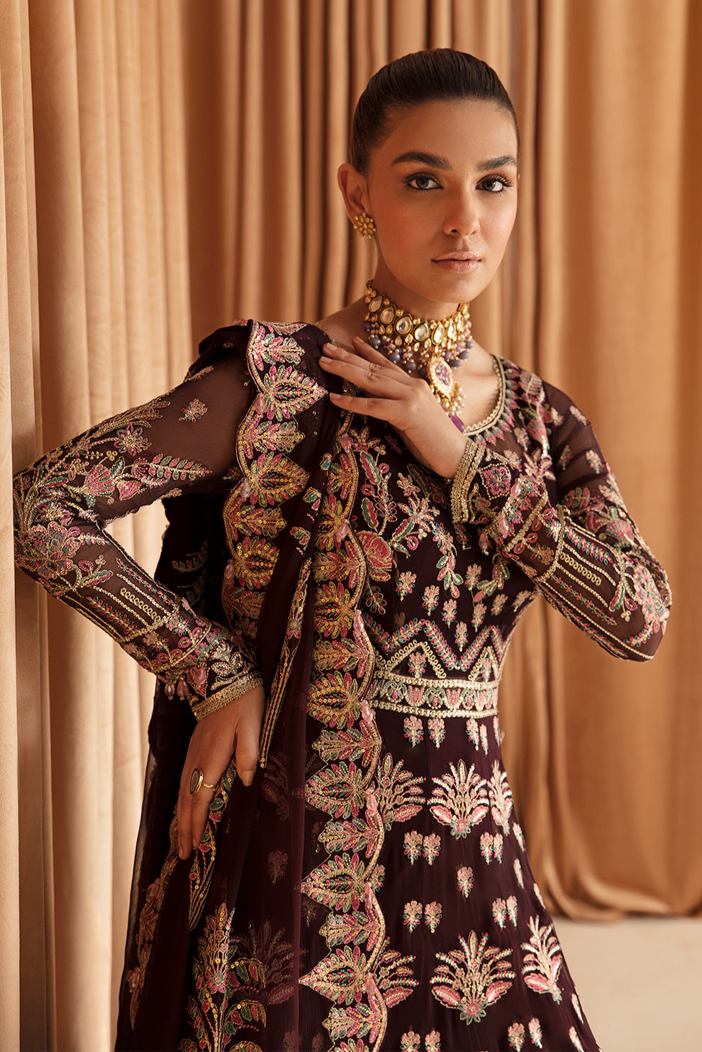 AYEZEL luxury chiffon-CAMELLIA