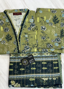Bin Saeed Winter | Khaddar 3pc Stitched | D16