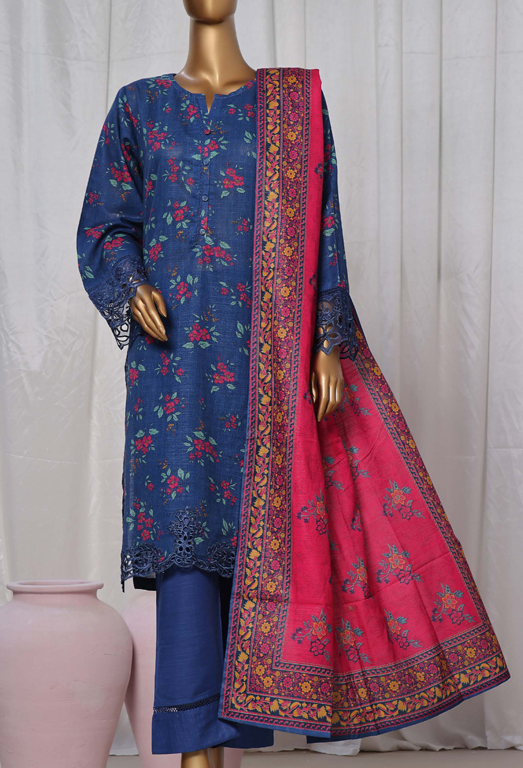 Sadabahar Winter Khadar 3pc Stitched Collection D07
