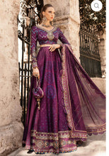 Load image into Gallery viewer, Maria B luxury Embroidered Sateen Suit |Wedding Wear | Unstitched CST-802