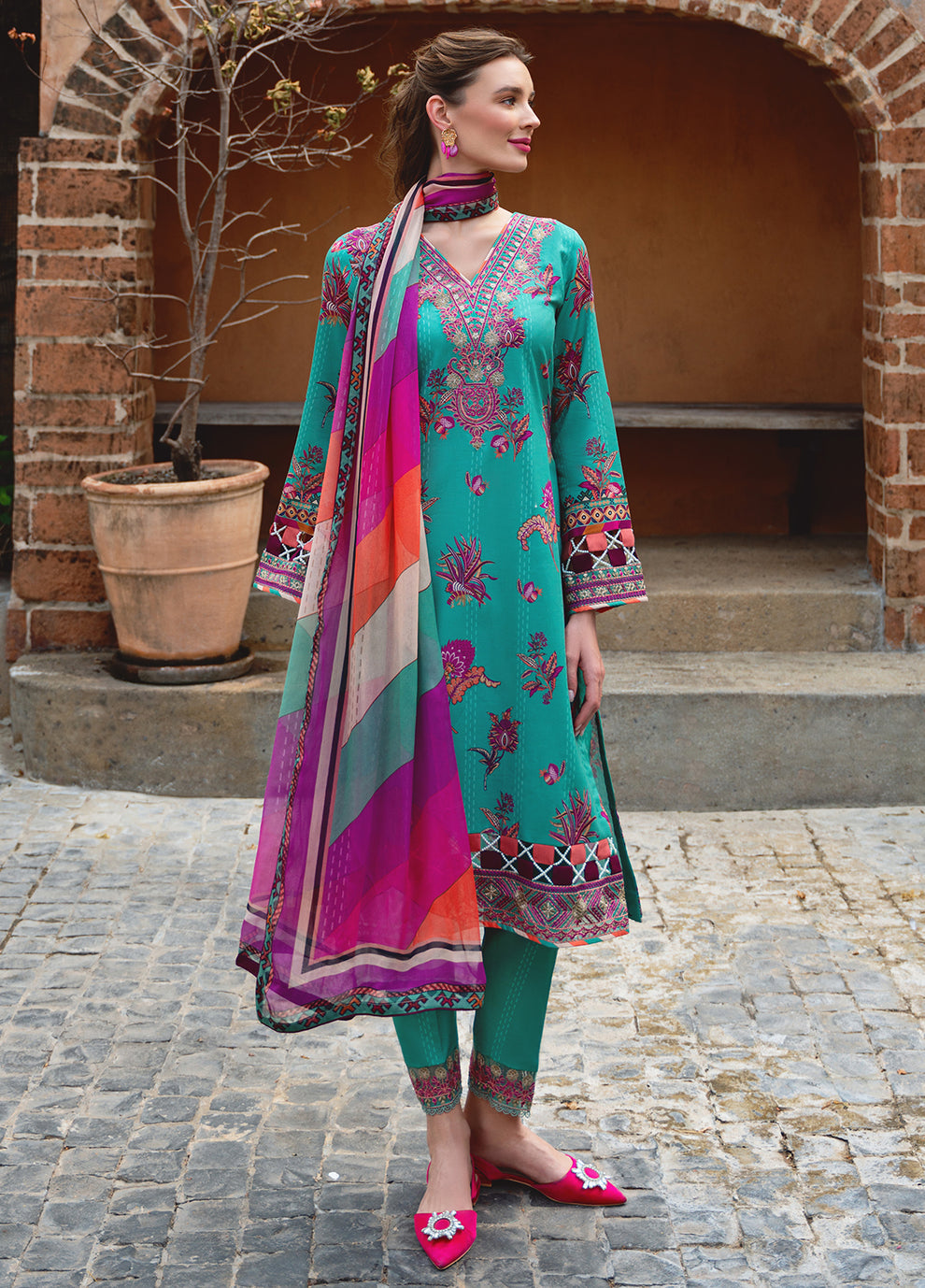 Gulaal lawn Collection D#15