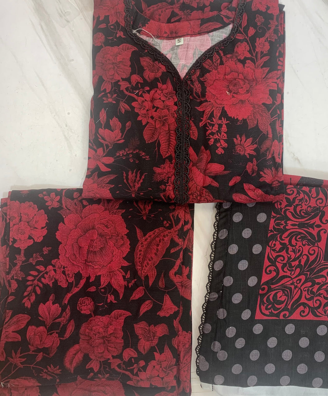 3pc Winter Khaddar Stitched | D-2408