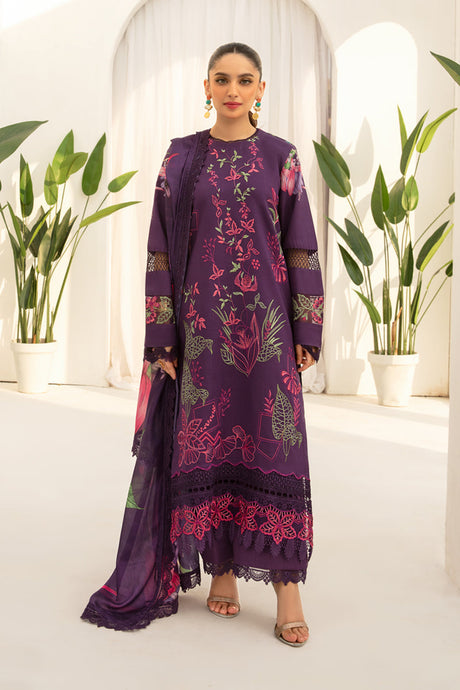 Rang Rasia FLORENCE lawn Collection- carnation D05