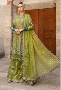 Maria B luxury Embroidered Sateen Suit |Wedding Wear | Unstitched CST-803
