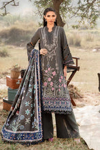 Load image into Gallery viewer, Maria B Mprints Embroidered Suit |Winter  Wear | Unstitched MPT-2401A
