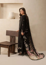 Load image into Gallery viewer, Elaf Premium Embroidered Chikankari Lawn Collection EHC-5A CHARCOAL unstitched'26