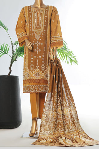 Amina Khatija 3pc Winter Khaddar Stitched | D-2417