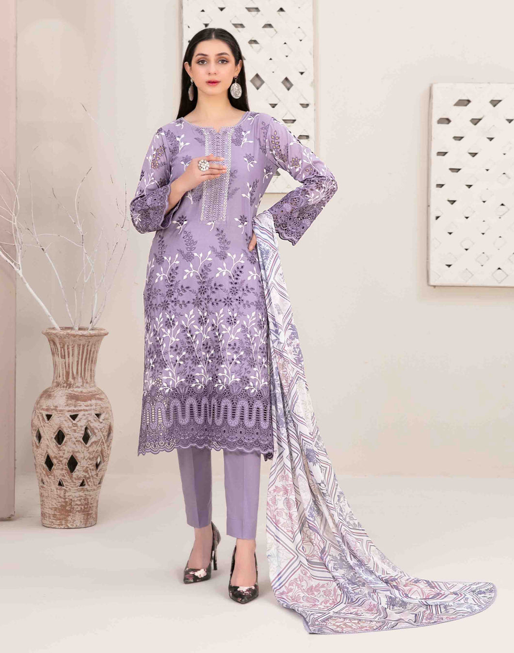Tawakkal chikenkari Stitched collection 02