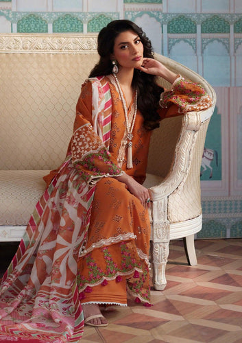 Elaf Luxury embroidered lawn _D2