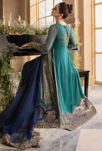 CHARIZMA 3PC UNSTITCHED PREMIUM LUXURY HANDWORK CHIFFON WITH PREMIUM EMBROIDERED DUPATTA DJW4-07