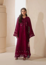 Load image into Gallery viewer, Elaf Premium Embroidered Chikankari Lawn Collection EHC-4A GARNET unstitched'26