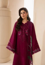 Load image into Gallery viewer, Elaf Premium Embroidered Chikankari Lawn Collection EHC-4A GARNET unstitched'26