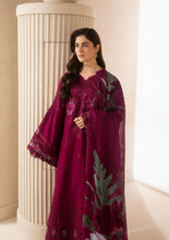Load image into Gallery viewer, Elaf Premium Embroidered Chikankari Lawn Collection EHC-4A GARNET unstitched'26
