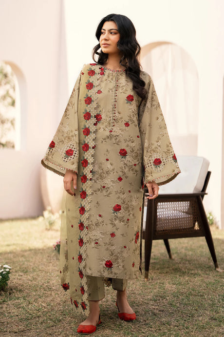 Baroque Lawn EMBROIDERED PRINTED LAWN UF-594