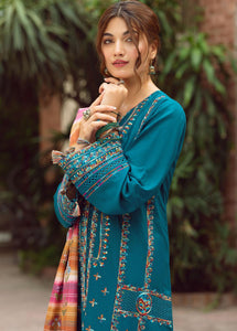 Iris By Jazmin Embroidered Lawn Suits Unstitched 3 Piece JZ23I 08 Greta - Spring / Summer Collection