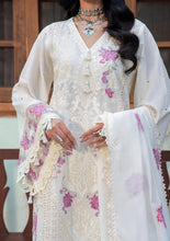 Load image into Gallery viewer, NAQSH CHIKANKARI Festive Edit'26 lawn collection D-00205 (WHITE GEM) Unstitched