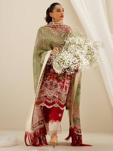 BIN İLYAS Viscose Unstitched 3pc winter collection 1107-B
