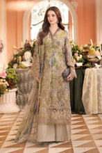 Load image into Gallery viewer, Maria.B Luxury Chiffons Embroidered  Suit | Unstitched | Party wear MPC-26-203 (WARM BEIGE)'26