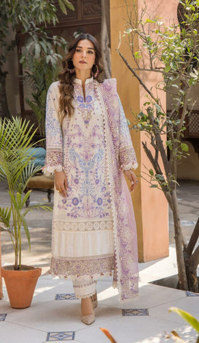 Eshaisha Embroidered luxury Lawn EA-LL-5544 Unstitched
