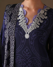 Load image into Gallery viewer, ROHEENAZ Éclat Garden Printed Lawn VOL4 D-507 (Orchid Garden) Unstitched