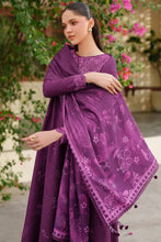Load image into Gallery viewer, Farasha Winter Premium Viscose collection D-04 WILD PLUM Unstitched