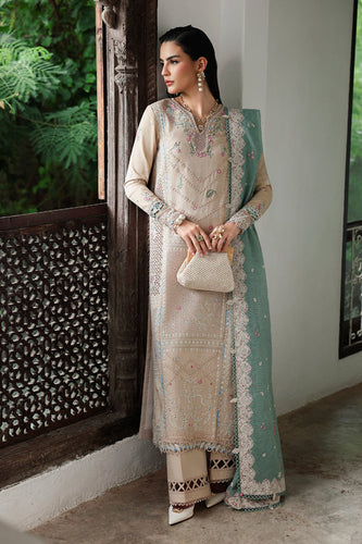 QALAMKAR QlineEmbroidered linen winter collection KL-07 (WHISPER)UNSTITCHED