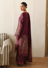 Load image into Gallery viewer, ROHEENAZ Éclat Garden Printed Lawn VOL4 D-508 (DAHLIA DREAM) Unstitched