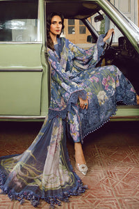 Maria B MPrints Embroidered Cambric suit |Unstitched MPT-2708B