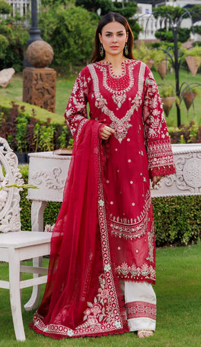 Eshaisha Embroidered luxury Lawn EA-LL-5554 Unstitched