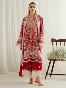 BIN İLYAS Viscose Unstitched 3pc winter collection 1107-B