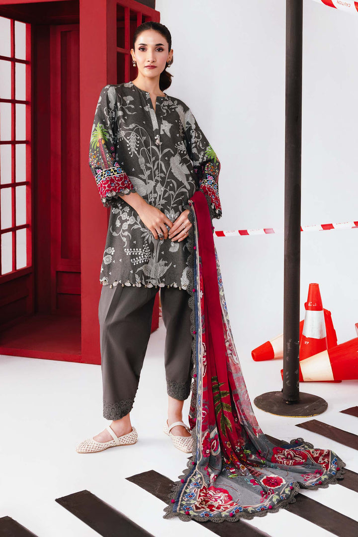 Maria.B M/Basics Printed suit |Unstitched MB-CUS25-1106A