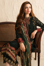 Load image into Gallery viewer, Jazmin EMBROIDERED Pure Velvet Article NO:VF-2034 Unstitched