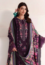 Load image into Gallery viewer, NAQSH Seraphine Winter Edit'26 lawn collection D-00274 (Wine Berry) Unstitched