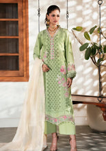 Load image into Gallery viewer, NAQSH CHIKANKARI Festive Edit'26 lawn collection D-00204 (GREEN PEACE) Unstitched