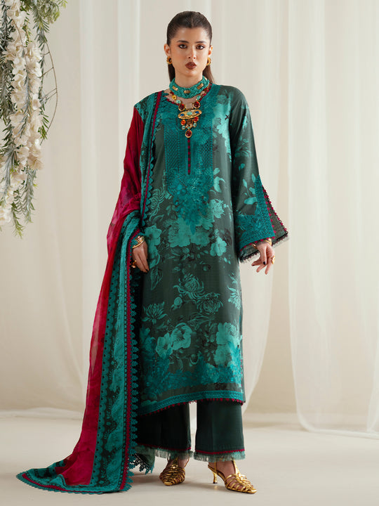 BIN İLYAS Viscose Unstitched 3pc winter collection 1106-B