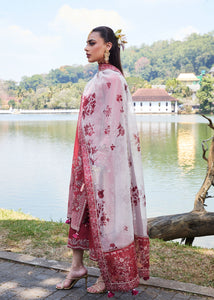 Hussain Rehar LUXURY lawn 2025 D# 665(FLARE) Unstitched