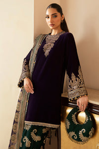 Jazmin EMBROIDERED Pure Velvet Article NO:VF-2030 Unstitched