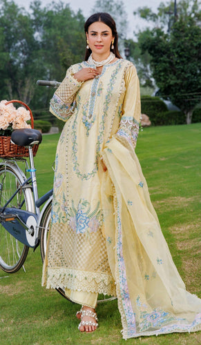 Eshaisha Embroidered luxury Lawn EA-LL-5557 Unstitched