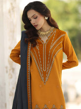 Load image into Gallery viewer, Charizma Signature Peach Leather with Velvet Collection CSW5-08 (Unstitched)
