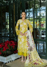 Load image into Gallery viewer, Elaf Premium Print |&#39;25|EPE-08B | Unstitched (SAFFRON)