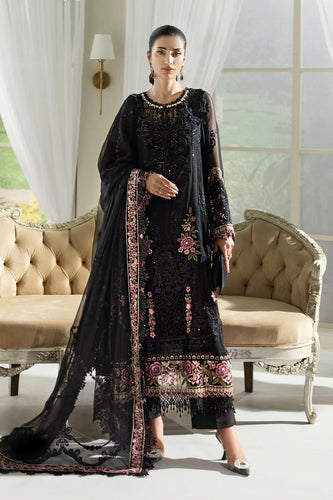 Maria.B Luxury Embroidered Chiffon Suit | Unstitched | Wedding Wear |MPC-25-104