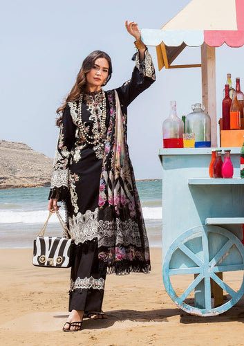 Elaf Luxury embroidered | Summer Lawn | EHK-09|(NAFEES) Unstitched