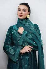 Load image into Gallery viewer, QALAMKAR QlineEmbroidered linen winter collection KL-11 (MEADOW) UNSTITCHED