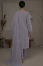 Load image into Gallery viewer, MANIZAY Premium Embroidered Lawn suit with Voile Dupatta |(D-01) Unstitched
