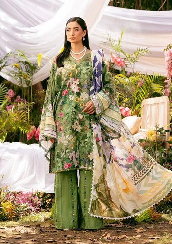 Elaf Premium Print |'25 |EPS-1B | Unstitched (GREEN EDEN)
