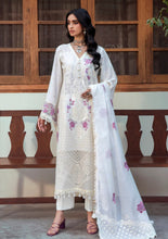 Load image into Gallery viewer, NAQSH CHIKANKARI Festive Edit'26 lawn collection D-00205 (WHITE GEM) Unstitched